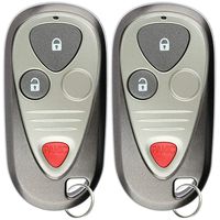 KeylessOption Keyless Entry Remote Control Car Key Fob Replacement for E4EG8D-444H-A (Pack of 2)