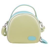Sunmns Universal PU Leather Case Bag for Fujifilm Instax Mini 9 8 8+ 90 70 26 Camera Polaroid PIC-300 Snap, Kids Camera and Accessories (Light Green)
