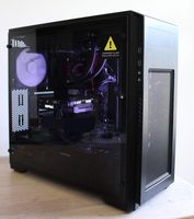 Centaurus Monolith Computer - Intel Core i7-9900K 4.7GHz OC 8-Core, 16xThreads, 32GB 3000MHz DDR4, Nvidia RTX 2070 8GB, 500GB NVMe SSD + 3TB HDD, Windows 10 Pro, WiFi, 240mm Liquid. Custom Gaming PC