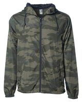 Global Blank Men's Lightweight Windbreaker Winter Jacket Water Resistant Shell Camoflauge