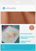 Silhouette America MEDIATRF-CPR Silhouette 8.5"X11" Foil Transfer Sheets 6/Pkg, Copper