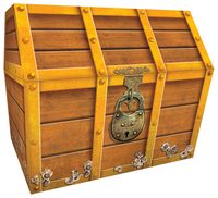 Teacher Created Resources TCR5048 Treasure Chest, 9-1/2 x 8 x 8-1/2 Inches