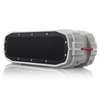 BRAVEN BRV-X Portable Wireless Bluetooth Speaker [12 Hour Playtime][Waterproof] Built-in 5200 mAh Power Bank Charger - Gray