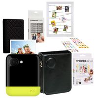 Polaroid POP 2.0 2 in 1 Instant Print Digital Camera (Yellow) Starter Kit with Leatherette Case