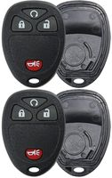 KeylessOption Just the Case Keyless Entry Remote Key Fob Shell (Pack of 2)