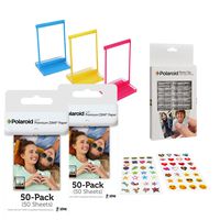 Polaroid 2x3ʺ Premium Zink Paper Photo Clip Bundle