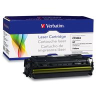 Verbatim Remanufactured Toner Cartridge Replacement for HP CE382A (Yellow)