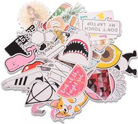 Vinyl Decal Stickers, Waterproof Decorative Stickers for Laptop, Phone, Cars, Motorcycle, Bicycle, Luggage Case, Refrigerator, Guitar, Kids, Water Bottles, Scrapbook