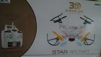 Star Aircraft 3D, 6 Axis UFO, 2.4 Ghz, 360 Degree Turn, 3D Tumbling with LED Lights