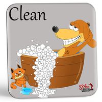 Dish Doggy Clean Dirty Dishwasher Magnet Sign -The Fun & Stylish Clean Dirty Dishwasher Sign Gift for Dog Lovers To Stop Those Dish Mix-ups Forever