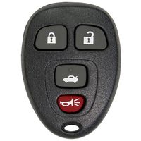 Keyless2Go Keyless Entry Car Key Replacement for Vehicles That Use 4 Button 15912859 OUC60270 OUC60221, Self-programming