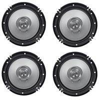 (4) Kenwood KFC-C1656S 6.5" 1200 Watt Car Audio Speakers