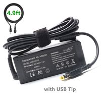 SKstyle 20V 3.25A AC Adapter Charger Power Cord for Lenovo T550 T450 T450S T540P T440P T440 T440S T431S Laptops