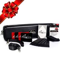 Quiver Time Black Playing Card Case ~ Carrying Deck Case with PU Leather Exterior with Double Zipper, Dividers, Hand & Shoulder Strap ~ Fits up to 1300 Cards ~ Deck Box Compatible + 100 Card Sleeves