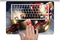 Comic Book Hero Macbook Full Keyboard Vinyl Decal Skin (Fits 13 inch) by Compass Litho
