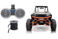 Rockville DWB65S Dual 6.5" 600w Tower Speaker for Polaris RZR/Jeep/ATV/UTV/Cart