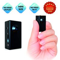 Spy Camera No WiFi Needed - Body Hidden Camera - Mini Spy Camera Motion Activated - Secret Nanny Cam Recorder with HD Video - Portable Stealth Spying Recording Cameras for Home Security Easy to Use