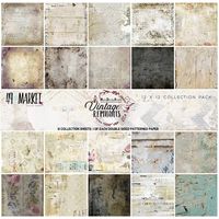 49 and Market VRP88312 Collection Pack 12"X12"-Vintage Remnants