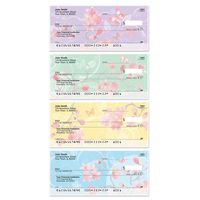 Cherry Blossoms Top Tear Value Priced Personal Checks (1 Box of Singles, Qty. 125)