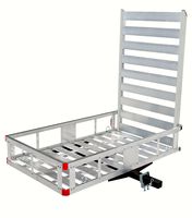 MAXXHAUL 80779 Aluminum Hitch Mount Cargo Carrier with 47" Long Ramp