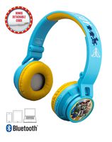 Toy Story 4 Kids Bluetooth Headphones for Kids Wireless Rechargeable Foldable Bluetooth Headphones with Microphone Kid Friendly Sound & Bonus Detachable Cord