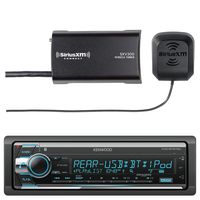 Kenwood KDCBT572U in Dash CD Player AM/FM Bluetooth Radio Stereo Receiver with Sirius SXV300-V1 Vehicle Satellite Radio Tuner