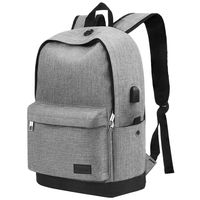 School College Backpack Bookbag 15.6 inch Laptop Travel Bag with USB Charging Port