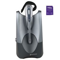 Plantronics CS50 Wireless Headset System Bundle with Headset Advisor Wipe (Renewed)