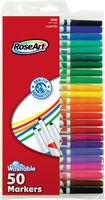 RoseArt SuperTip Washable Markers 50-Count Assorted Colors Packaging May Vary (DFB70)