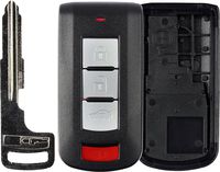 KeylessOption Keyless Entry Remote Key Fob Shell Case Button Replacement Smart for OUC644M