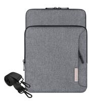 Comfyable Laptop Sleeve Bag 13 Inch for New MacBook Pro 2016-2019 & Macbook Air 2018 with Organized Pockets and Shoulder Strap, Waterproof Notebook Computer Case for Mac, Travel and Business Bag