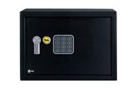 Yale Security YEC/200/DB1 Yale Small Alarmed Value Safe, Black