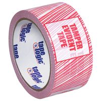 Tape Logic T905ST016PK Security Tape, Legend"Tamper Evident", 110 yds Length x 3" Width, 2.5 mil Thick, Red on White (Case of 6)