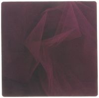 3dRose LLC 8 x 8 x 0.25 Inches Mouse Pad, Image of Merlot Color Tuile Netting Fabric (mp_163328_1)