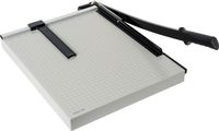 Dahle 18e Vantage Paper Trimmer, 18" Cut Length, 15 Sheet, Automatic Clamp, Adjustable Guide, Metal Base with 1/2" Gridlines, Guillotine Paper Cutter - 40018-12568