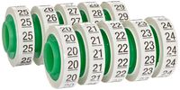 3M ScotchCode Wire Marker Tape Refill Roll SDR-20-29, Printed with "20-29" (Pack of 10)