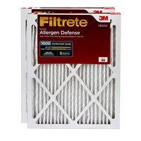 Filtrete MPR 1000 16x20x1 AC Furnace Air Filter, Micro Allergen Defense, 2-Pack