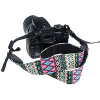 CEARI VSM-06 Vintage Camera Shoulder Neck Strap for Nikon Df D90 D300 D3000 D3100 D3200 D3300 D5000 D5100 D5200 D7000 D7100 D7200 D3X D2X Digital SLR Camera - Pink