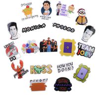 New 60pcs Friends tv Show Stickers Waterproof Creative DIY Funny Decorative Cartoon for Cartoon PC Luggage Computer Notebook Phone Home Wall Garden Window Snowboard