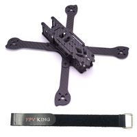 FPVKing XL5 232mm FPV Frame Carbon Fiber Freestyle Quadcopter Racing Drone Frame Kit True X 5 inch Frame