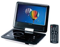Craig 9-Inch TFT Swivel Portable DVD/CD Player with Remote, Black (CTFT712)