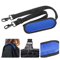 Laptop Shoulder Strap, Adjustable Thick Bag Strap with Soft Shoulder Pad and Swivel Hooks for Briefcase Notebook by YOUSHARES(Blue)