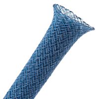 Flexo ReMix Full Coverage Braided Sleeve - 3/4" Denim- 25 ft piece