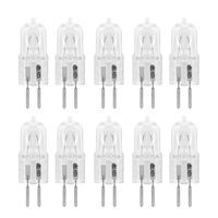 10 Pack Clear Dimmable T4 Q35/GY6.35/CL/120V GY6.35 JCD 35 Watt 35W 120 Volt Halogen Light Bulb Electric Wax Melter Plug In Warmer Aroma Tart Counter Lighting Kitchen Bathroom Mirror Fixture gy6.35