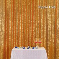 Gold PartyDelight Sequin Backdrop, Photography, Photo Booth, Christmas Backdrop, 5x6 Ft