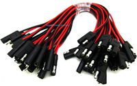 LOT OF 20pc 16 Gauge 2 Pin Quick Disconnect Wire Harness - SAE connectors