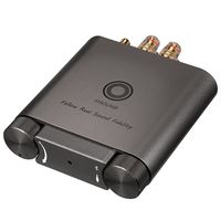 ONEU Mini Power Amplifier，100W Bluetooth Hi-Fi Subwoofer Amplifier, Super Bass Stereo Audio Amplifier Booster for Car Moto Home with DC 19V 3A Power Supply