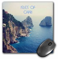3dRose LLC 8 x 8 x 0.25 Inches Mouse Pad, Isles of Capri (mp_28335_1)