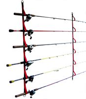 Campingandkayaking Overhead or Wall Rod Storage System. Two Sizes to Choose from. 6 Rod Positions or 9 Rod Positions. (6 Rod)
