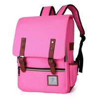 Vintage Laptop Backpack, Business Backpack, College Backpack, School Bag Fits 15-inch Laptop, Slim Unisex Backpack. Great Backpack for Teachers, Students, Traveling (Rose Pink)